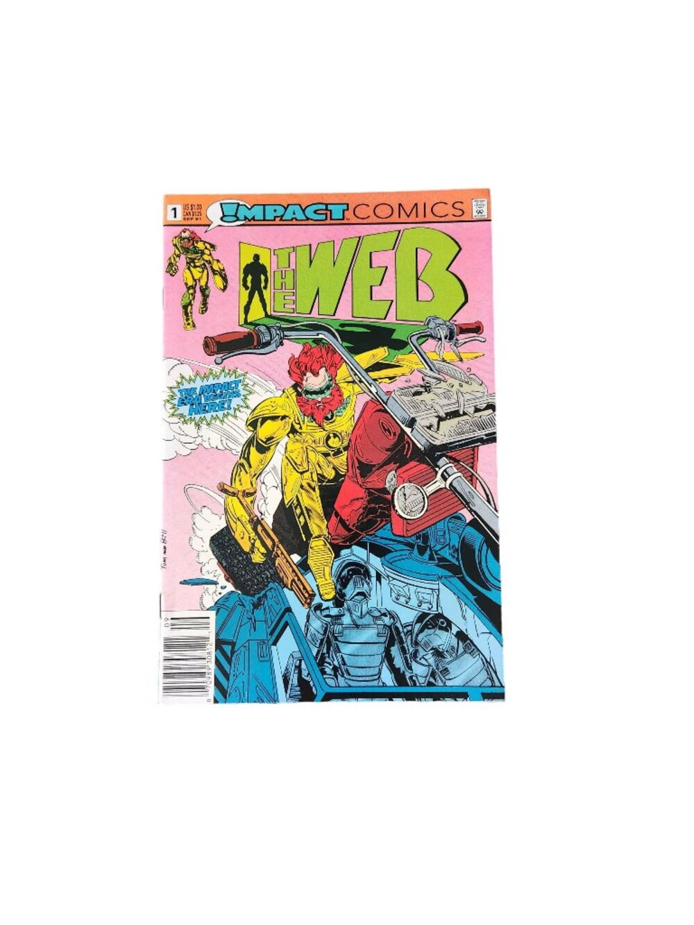 Impact The Web #1 1991 Comic Book Collector Bagged Boarded
